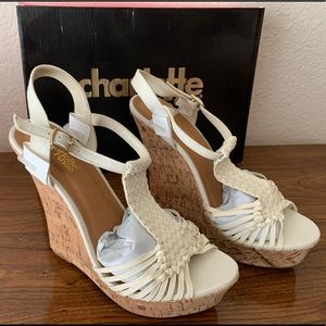 Charlotte Russe Women’s Beige Wedge
